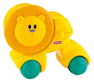 Image de Lion press et go - fisher price - y2775 - jouet d'eveil