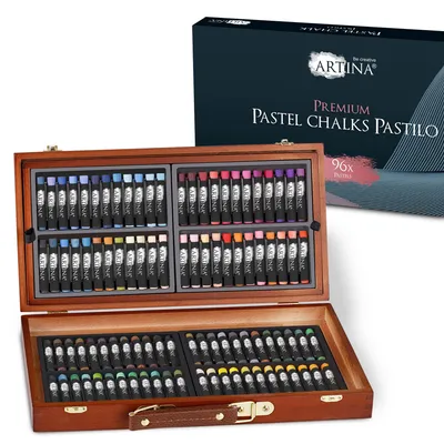 Immagine prodotto di Set di gessetti pastello Artina Pastilo Gessetti artistici con 96 brillanti tonalità di colore