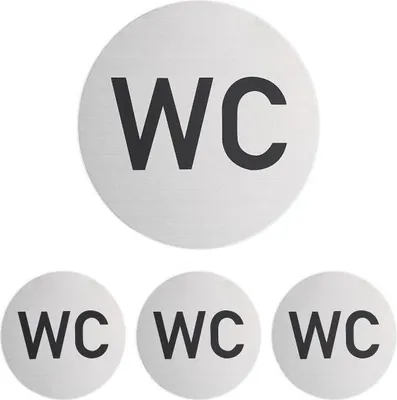 Obrázek produktu pro sada 4 samolepicích cedulí WC
