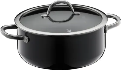 Image de WMF Fusiontec Inspire Bratentopf mit Deckel, 24 cm, Black 3201112804 4000530744142
