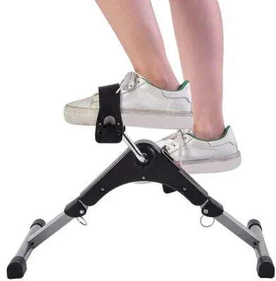 Zdjęcie produktu dla Kompaktowy sprzęt fitness z regulowanym oporem i wyświetlaczem LCD, do domu lub biura, 48 x 36 x 23 cm