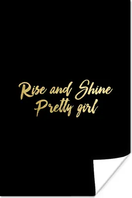 Produktbild von MuchoWow® Poster Zitate - Selbstvertrauen - Gold 20x30 cm - Papierdruck