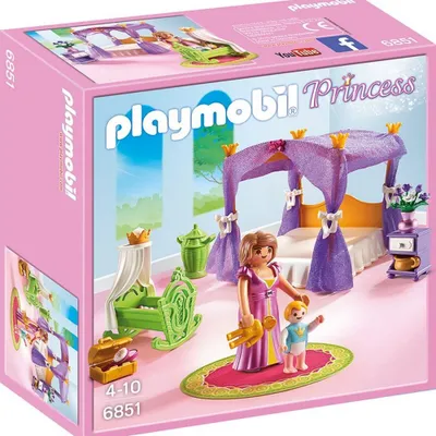 Image de PLAYMOBIL 6851 - Chambre à coucher céleste