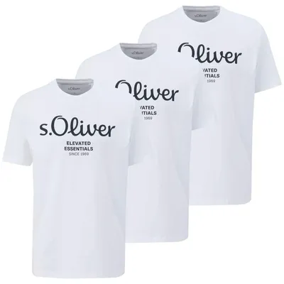 Produktbild von S.OLIVER Herren T-Shirt | 3 Stück | 7113