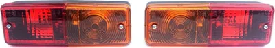 Immagine prodotto di 2x luce posteriore trattore rimorchio camion luce posteriore trattore pianale 12V 24V 195x65