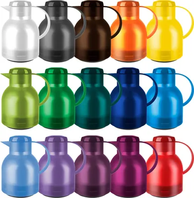 Image de emsa Pot isolant SAMBA 1 litre Quick Press, couleur translucide-vert clair