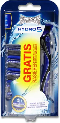 Produktbild von Wilkinson Hydro5 Rasierer + 4 Ersatzklingen