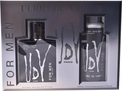 Image de Ulric De Varens Men Eau De Toilette Spray 100ml Set 2 Item