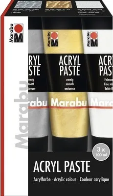 Produktbild von Marabu Acrylpasten 100ml 3 Stück sortiert