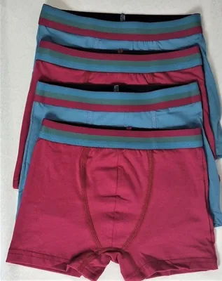 Produktbild von TOKER COLLECTION®Boxershorts Kinder Boxershorts - Retro Short- American Boxer(Sparpack, 4er- Pack) bunter Elastikbund, Größe 110/116