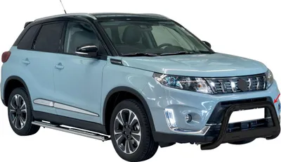 Image de Pare-buffle Avant pour Suzuki Vitara 2019-2025 63 mm en Acier Noir