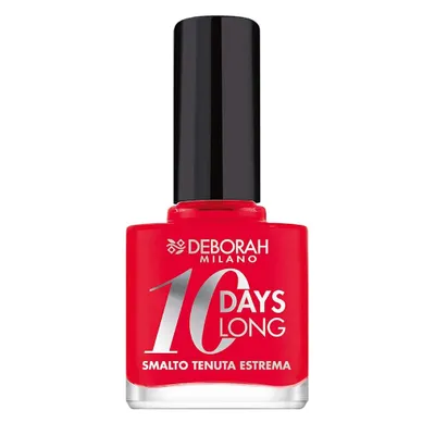 Obrázek produktu pro Deborah, 10 Days Long, Nail Polish, EN870, Coral Red, 11 ml