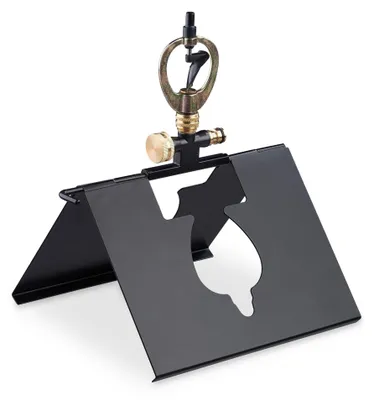 Image de Arroseur Relaxdays, arroseur à jet plat pour toiture et jardin, raccord d'eau 1/2", surfaces jusqu'à 78 m², noir/doré