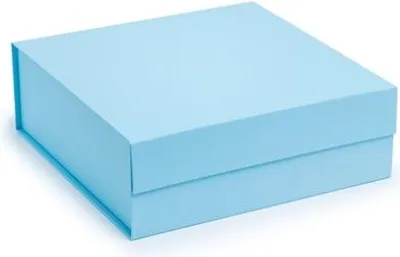 Produktbild von Magnetische Geschenkbox, blau, 330 x 330 x 115 mm (Außenmaße) A4 Geschenkbox