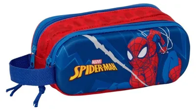 Obrázek produktu pro Dvojitá pouzdro na psací potřeby s motivem Marvel Spiderman (3D)