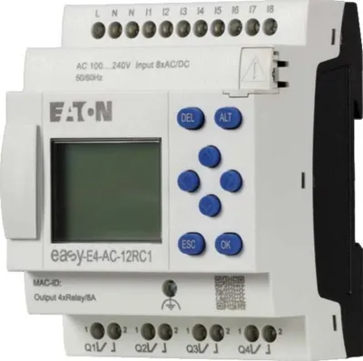 Obrázok produktu pre EATON EASY-E4-AC-12RC1 197215 Riadiace relé easyE4, základné zariadenie s