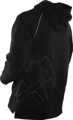 Produktbild von JOB Dachdecker-Sweatshirt Hoodie mit Zunft-Emblem Kapuze schwarz Zimmermann Größ