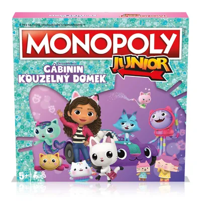 Produktbild von Brettspiel Monopoly Junior Gaby's Magic House