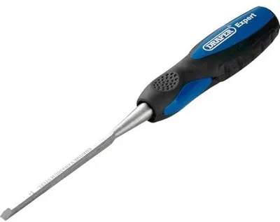 Produktbild von Holzbeitel 6 mm mit Soft-Grip Griff - gehärteter Stahl