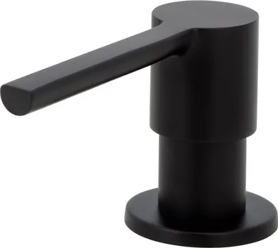 Produktbild von Caressi Seifenspender CA203BK schwarz matt, Spülmittelspender
