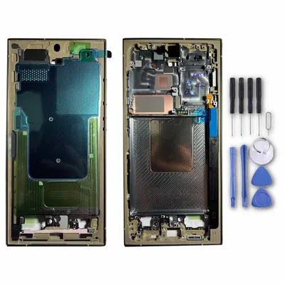 Produktbild von Rahmen Frame für Samsung Galaxy S24 Ultra GH82-33399C Titanium Yellow Ersatzteil