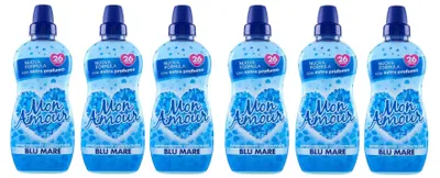 Produktbild von Felce Azzurra Mon amour Blue Mare 6x 650ml Weichspüler Konzentrat