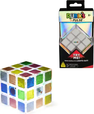 Produktbild von Spin Master Rubik's Pulse 3x3 Zauberwürfel, Geschicklichkeitsspiel