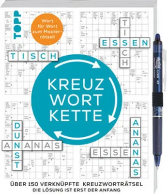 Zdjęcie produktu dla Die Kreuzwortkette - 150 verknüpfte Kreuzworträtsel: Die Lösung ist erst der Anfang