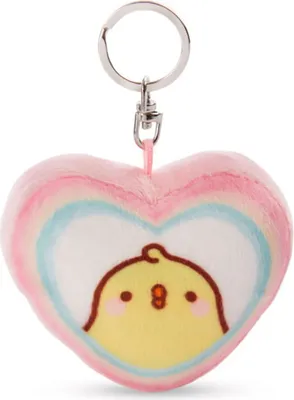 Produktbild von Nici Piupiu Heart Shaped 8 Cm Schlüsselanhänger Golden  Golden One Size