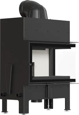 Produktbild von Kamineinsatz KRATKI FLOKI M Rechts 10kW KOMPLETTSET für EINBAU Ø 200