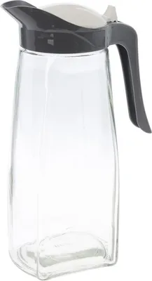 Obrázek produktu pro Skleněný džbán s černým víkem, 1,5l