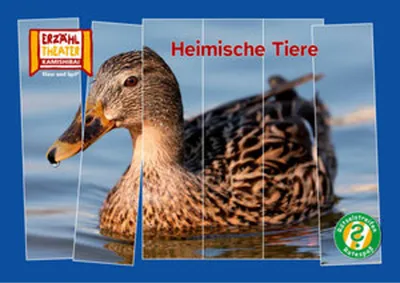Obrázok produktu pre Rätselstreifen Ratespaß: Heimische Tiere / Kamishibai Bildkarten