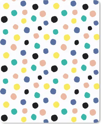 Produktbild von MuchoWow® Mauspad Mousepad Polka dots - Muster - Gelb 19x23 cm - Mousepads - Maus Mat - Pad - Mausunterlage - Mauspads - Spielen