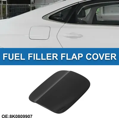 Image de Capuchon De Porte De Réservoir De Carburant Pour Audi A4 2009-2016 Couvercle De Trappe De Remplissage De Carburant Type De Clip No.8K0809907 Abs Noir