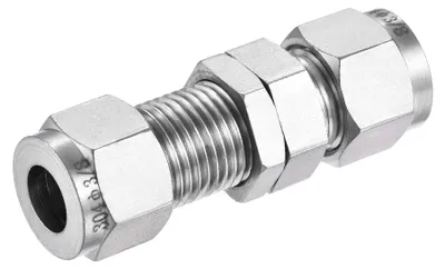 Kompressions-Rohrverschraubung 3/8" x 3/8", Edelstahl 304