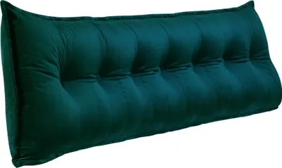 Obrázek produktu pro Ergonomický polštář na čelo postele, polštář na čtení, klínový polštář, zádový polštář, odpočinkový polštář, dekorační polštář, velký dekorační polštář na postel, sametový