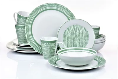 Produktbild von Waterside by Retsch Arzberg 16-teiliges Tafelservice Vintage Design Geschirrset 4 Personen