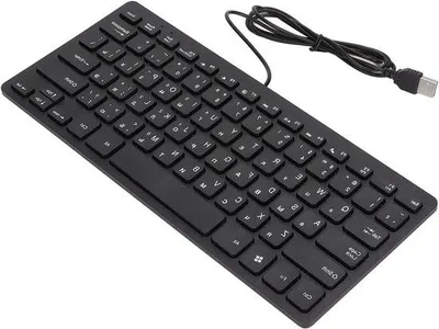 Immagine prodotto di Luminosa in giallo - Tastiera ultrasottile per computer desktop con 78 tasti