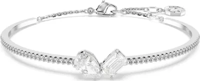 Produktbild von Swarovski Armreif Uni Mesmera Bangle Weiß Rhodiniert 5667253
