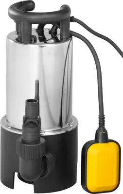 Image de Pompe Strend Pro Garden NSPW1100-INOX3, submersible pour eaux chargées, 1100W, 20000 l/h, acier inoxydable, câble 10 m