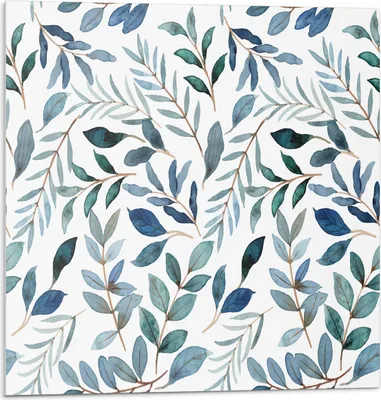 Immagine prodotto di Motivo a foglie su sfondo - Autoadesivo - Rivestimenti murali - Decorazioni murali - Pannelli murali decorativi - Pannelli murali 3D - Design murale autoadesivo - 4 pezzi 50 x 50 cm