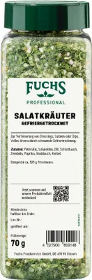 Produktbild von Fuchs Professional Salatkräuter gefriergetrocknete Kräuter 70g