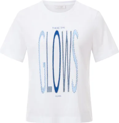 Produktbild von Elegant Fit T-Shirt "There she glows again" Organic