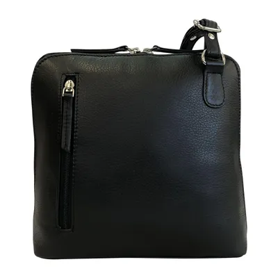 Produktbild von C1428 Cinino Crossbodybag Umhängetasche Ledertasche Schwarz