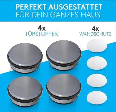 Produktbild von Famanu Türstopper aus robustem Material - Schwarz