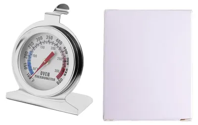Produktbild von Backofenthermometer - Analog aus Edelstahl - Für Grill, Backen und Braten - 50-300°C