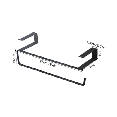 Imagen del producto de Soporte para rollos de papel higiénico, toalleros, soporte para rollos de papel, colgador para toallas, estante colgante para armario