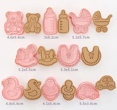Immagine prodotto di Taglierina per timbri BAMBINO BABY 8pz