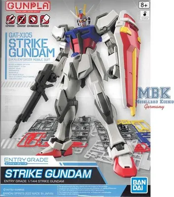 Produktbild von BANDAI BAN5063491 EG GAT-X105 Strike Gundam 14 cm