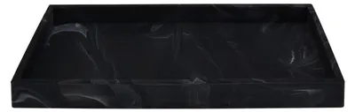 Immagine prodotto di Tavolino da bagno in silicone, colore nero, dimensioni 20 x 10 x 1,8 cm
